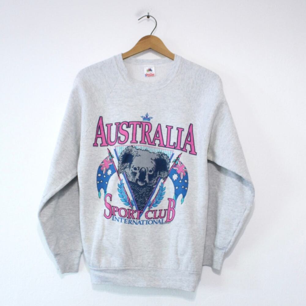 Vintage Australia Koala Sport Club Sweatshirt Large